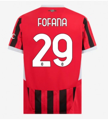 AC Milan Youssouf Fofana #29 Hjemmebanetrøje 2024-25 Kort ærmer